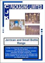 Small Bottle and Jerrycan Range