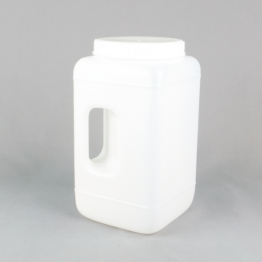 4.4 Litre Wide Neck Plastic Container Series 311 HDPE Complete with Cap
