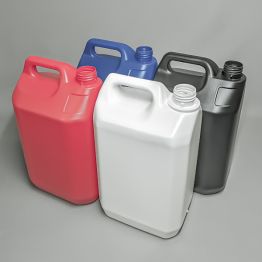 5L Plastic Economy Coloured Tamper-Evident Jerrycan