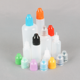 Squeezy LDPE Bottle - THIN Needle Tip - Child Resistant Cap