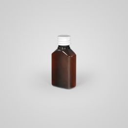 30ml Rectangular Amber Postal Bottle