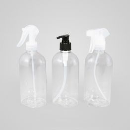500ml Oblong Hand Sanitiser / Disinfectant Bottle