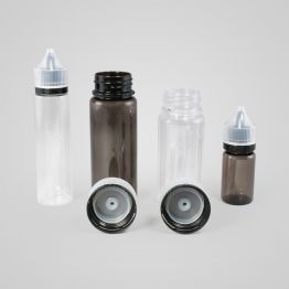  Short Fill Tamper Evident PET Bottle with FLIP OUT TIP INSERTED - Tamper Evident And Child Resistant Cap