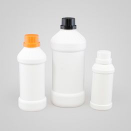 White Plastic Juice and Smoothie Bottle HDPE