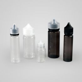  Short Fill Tamper Evident PET Bottle with FLIP OUT TIP - Tamper Evident And Child Resistant Cap