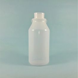 Round Heavy Duty Wide Neck LDPE Plastic Bottle