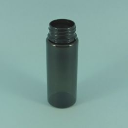 120ml Black Tint Short Fill PET Plastic Dropper Bottle - Flip Hinge Dropper Tip