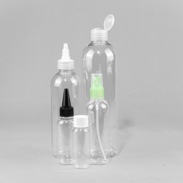 Plastic PET Boston Bottles (Tall)