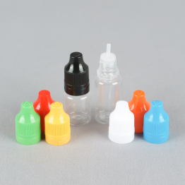 Clear PET  Bottle - Tamper Evident and Child Resistant Cap