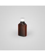 30ml Rectangular Amber Postal Bottle