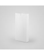 iNiTiAL - White Postal Container with Lid (No Heat Sealing Required)